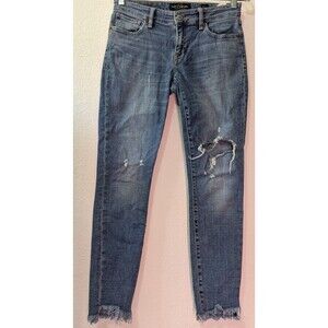 Lucky Brand Women's Size 2 (28x27) Jeans Distressed Skinny Ankle (909)